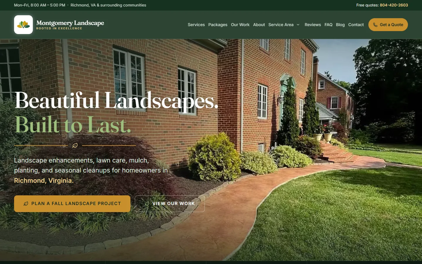 Montgomery Landscape — after
